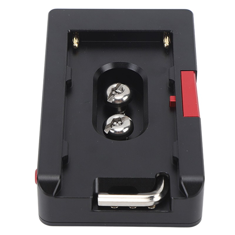 NP F Battery Adapter Plate Non Slip Self Locking Button