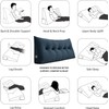Large Bolster Reading Back Rest Pillow Triangular Headboard Pillow Day