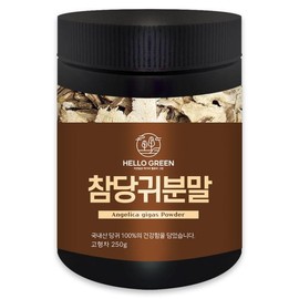 (헬로우 그린)국산 참당귀 분말 250g(통) Hello Green Domestic Angelica Powder 250g (Container)