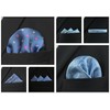 S&W SHLAX&WING 5-Piece Set Men's Pocket Square 32cm Formal Handkerchief
