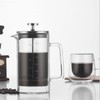 Double Walled French Coffee Maker Heat Resistant Borosilicate Glass Coffee