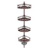 HAMITOR Flat Plate shower caddy corner - Bronze
