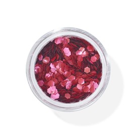 Snazaroo Bio Glitter, Biodegradable Chunky Glitter, Red, for Face, Body and Crafts, 3 g