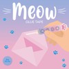 Legami Colla a Nastro Meow, Nastro Adesivo, a Forma di
