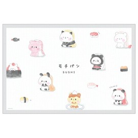 Kamio Japan 187863 Mochi Panda Leisure Sheet Sushi