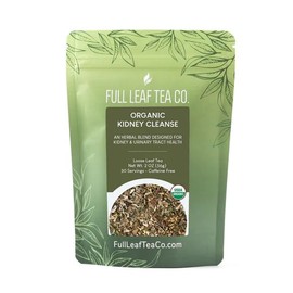 Organic Kidney Cleanse Herbal Tea - 2oz Bag (Approx. 30 Servings) | Full Leaf Tea Co.