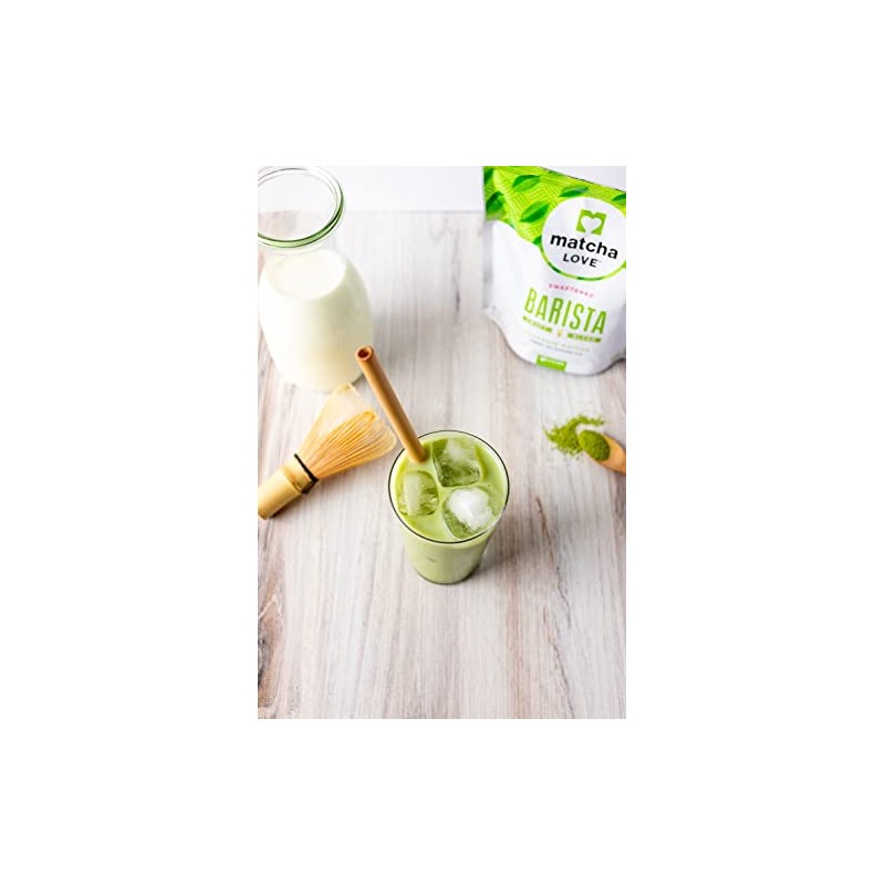 Matcha Love Green Tea Powder Packet, Sweetened, 8 Ounce