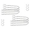 Chinflly 6 PCS Toilet Handle Chain,304 Stainless Steel Universal Toilet