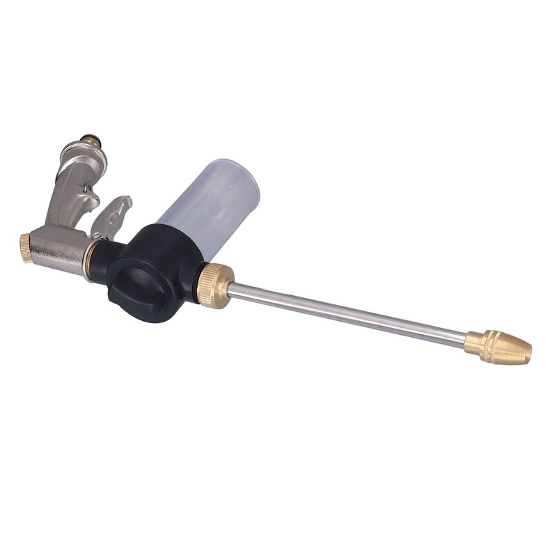 High Pressure Water Gun Garden Hose Wand Nozzle Sprayer Foam
