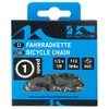 M Wave Unisex's Bicycle Chain, Grey/Brown, 1/2 x 1/8-Inch
