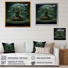 DesignQ Green Canvas Wall Art, Tree Bonsai Wall Art, Embracing