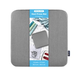 REALIKE ヒートプレスマット Cricut Easypress 2/Cricut Easypress用 (12 x 12インチ) 簡単プレスマット HTVクラフト ビニールアイロン絶縁転写プロジェクト用