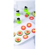 HIC Kitchen Mini Fruit and Vegetable Cutter Garnishing Set, Stainless