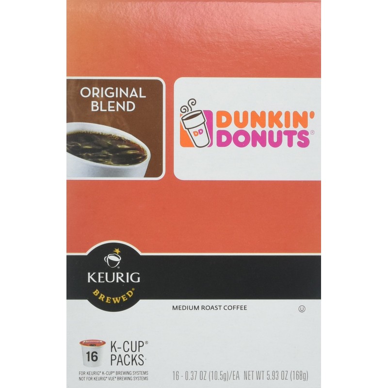 Dunkin Donuts Original Flavor Coffee K-Cups For Keurig K Cup