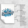 SplashProof Printer Paper - 8.5" x 11", 10 Mil Waterproof