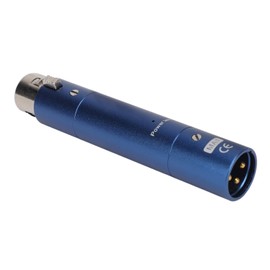 Inline Mic Preamp, Stylish Plug and Play Lossless Amplification 28dB Gain Microphone Preamp for Stage Performance (Blue)