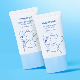 innisfree [더블구성] 이니스프리 히알루론 수분 선크림 SPF50+ PA4+ 곰돌이 푸 에디션 50ml, 2개