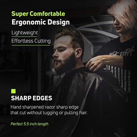 Suvorna Hair Cutting Scissors Professional Barber scissors set Thinning Shears Set Hair Scissors Set Barber accessories Hair Thinning scissors, 5.5 Inch, 2 Piece set