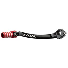 TUSK Folding Shift Lever Black/Red Tip for Honda CRF450X 2005-2009,2012-2017