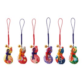Sakura Horikiri Crepe Netsuke 4706420 Six Gourd Protection