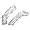 Pair of Wing Mirror Indicator Turn Signal Light Lens LED