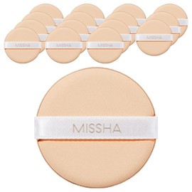 Missha Tension Pact Puff, Close Fit, 16 Pieces / 미샤 텐션 팩트 퍼프, 밀착, 16개