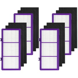 HAPF300AP Performance Plus Replacement Filter Compatible with Holmes AER1 HAPF300AP-U4 and Bionaire air Filters, 4 HEPA + 8 Carbon Booster Filters