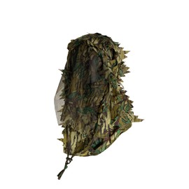 Titan 3D Camouflage Leafy Face Mask - One Size Fits All Hunting Gear, Full Face Mask with Mossy Oak Greenleaf Pattern, Pair with Ghillie Camo Suit, Designed for Turkey Hunting, Stalking Game & More