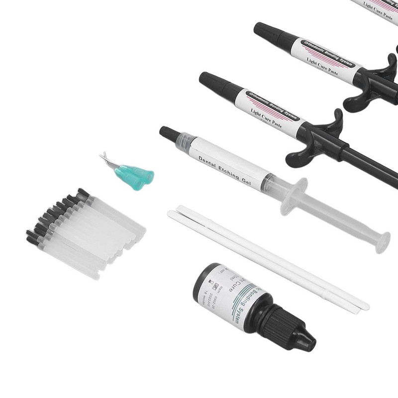 Dental Adhesive Cure Syringe High Bond Strength Orthodontic Dental Bonding