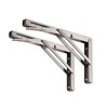 YUMORE 24" Folding Shelf Brackets, Max Load: 330lb Heavy Duty