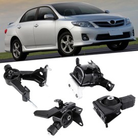 EWLSAC 4 PCS Engine Motor Mount and Trans Mount Suitable for Toyota Corolla 2009-2013 1.8L Automatic Transmission Replacement for A62022 62039 9390 EM-9390