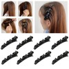 SSKHE 2 Pcs Headband with Clips,8 Pcs Double Bangs Hairpins,Multi
