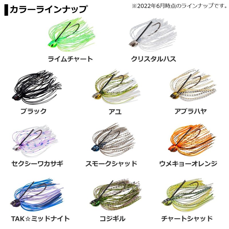 Daiwa Rapids Swimmer Bass Lure, 5/8 oz, Black