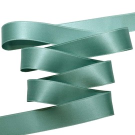 Morex Ribbon 03515/25-788 DF Swiss Satin Ribbon 5/8" X 27 YD Blue Haze Ribbon for Gift Wrapping, Birthday Gift Cards, Satin Dress for Women, Silk Ribbons for Crafts, Wedding Gifts for Couple