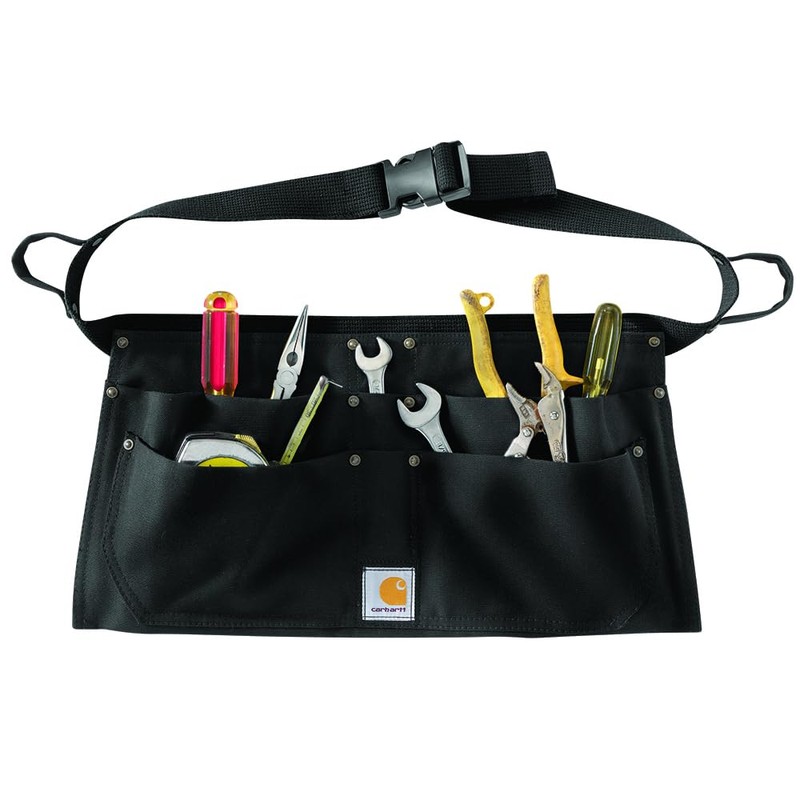 Carhartt A09 Firm Duck Half Apron Tool Belt, Colour: Black,