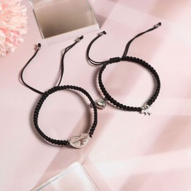 First Day of Kindergarten Bracelet Gift for Boys, Back to School Stuff Mommy and Me, First Day of School Bracelet Mom Son Daughter, Matching Dinosaur Bracelets Long Distance Gifts for Boys -2