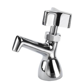 Krowne 16-151L Dipper Well Faucet, Deck-Mounted, 1/2" NPS Inlet, with knob-Type Valve, Chrome-Plated Brass Finish, Low Lead Compliant, NSF, cCSAus‍​​‌‌‌​‍​​‌‌‌​‍​‌​​‌​‍​​‌‌‌‌​‍​​‌‌​‌‍​​‌‌​​‍​​‌‌‌
