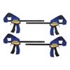 IRWIN Quick-Grip 1964758 One-Handed Mini Bar Clamp 4 Pack, 6",