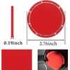 MACHSWON 2PCS PVC Car Coaster Bling Car Cup Coaster Non-Slip