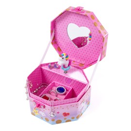 Hot Focus Musical Girls Jewelry Box – Rainbow Unicorn Music Jewel Storage Box – Plays Beethoven’s Für Elise
