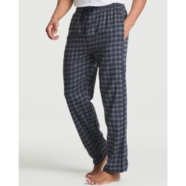 Real Essentials 3 Pack: Mens Pajama Pants Cotton Super Soft Pajamas Men Flannel Bottoms Fleece Buffalo Plaid Pj Gifts Lounge Pants Sleepwear Pijamas Hombres Essentials Woven,Set 8-XL