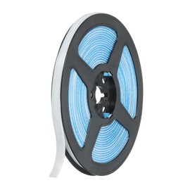 sourcing map 1Pcs 0.3in x 19.7Ft Caulk Strip Peel and Stick Molding Trim, Flexible Trim Design for Corner Decor, Ceiling, Countertops, Baseboard, Floor,Cabinet Tile Edge Moulding(White)