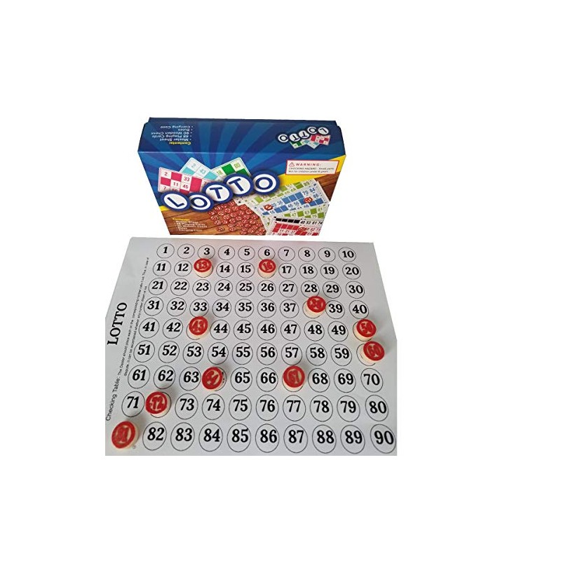 Xander T Lotto Loteria Original Wooden Number