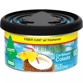 Little Trees Fiber Can Air Freshener - Multiple Scents Available - Caribbean Colada