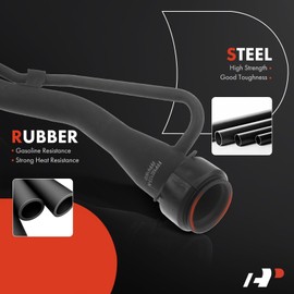 A-Premium Fuel Tank Filler Neck Pipe Hose Compatible with Toyota Tacoma 1995 1996 1997 1998 1999 2000, 2.4L 2.7L 3.4L, Gas, Replace# 7720135470