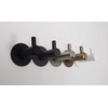 Kon-fort Home Towel Hooks Golden Bathroom Set of 2 Stainless