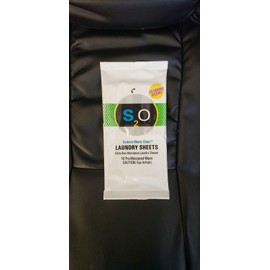 S2O Laundry Detergent 70 Sheets Plus Stain Remover Jasmine scent (7 packs of 10)