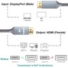 Display Port to HDMI - Male to Female Cable 1m