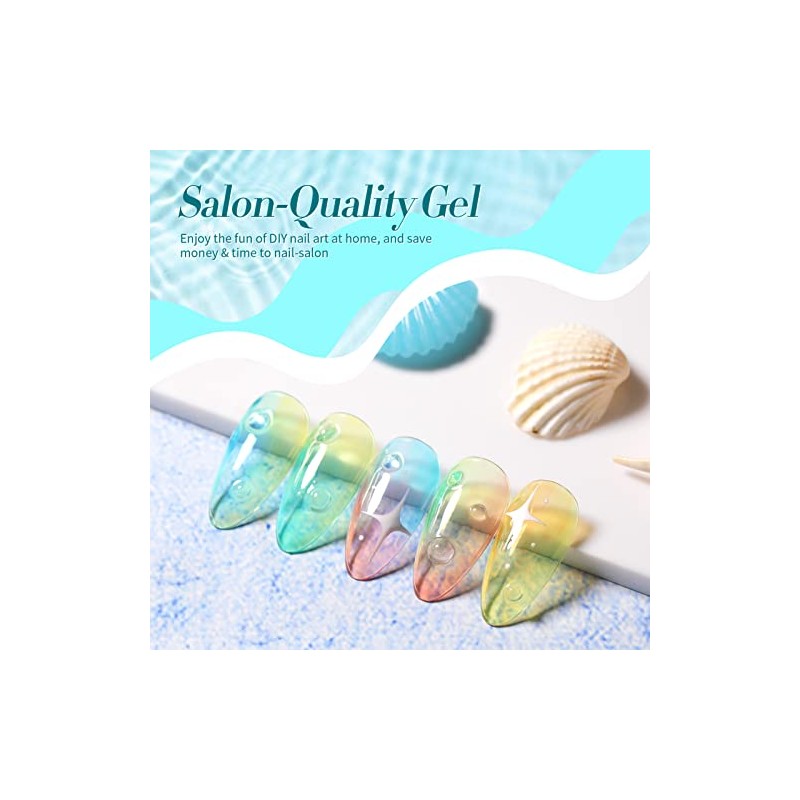 Born Pretty UV Nagellack Jelly Pastell - Gel Nagellack Fr√ºhling