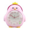 Cabilock Cartoon Clock Alarm Clock Desktop Clock Pink Scarf Cartoon